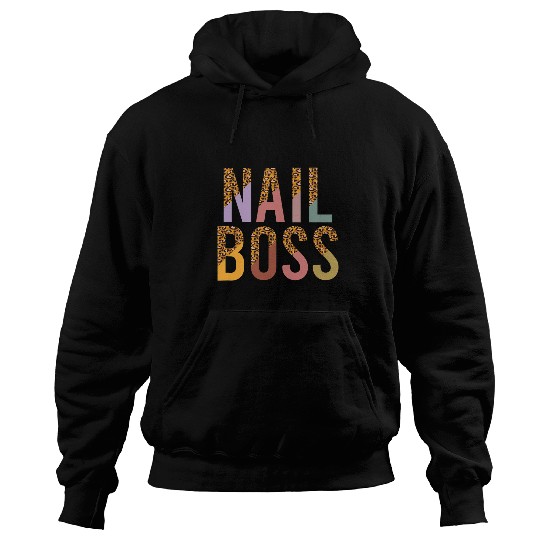 Nail Boss Leopard Print 1 Hoodies