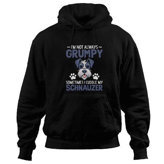 Schnauzer Whiskered Snout Dog Lover WireHaired Pinscher Hoodies