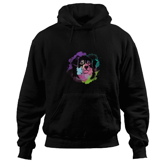 Splash Art Australian Cattle Dog I Dog Lover I Blue Heeler Hoodies