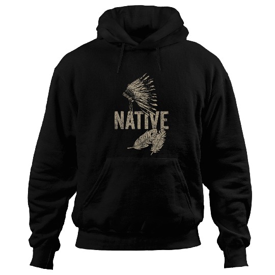 Native American Indian symbols cherokee vintages cool America Hoodies