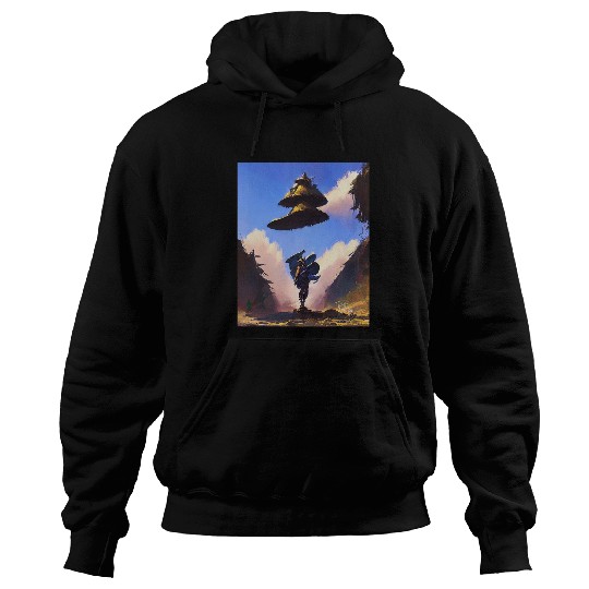 The wonders of flight by Don Castillo Artist on FB Hoodies