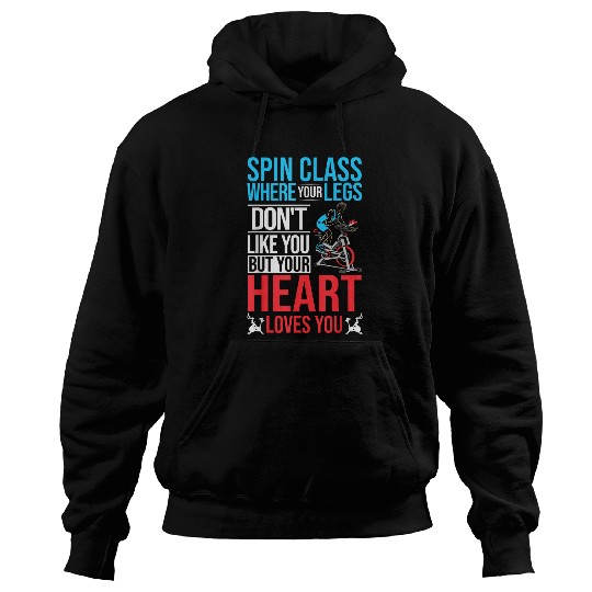 Spin Cycle Biker Indoor Cycling Fitness Exercise Spin Class 3 Hoodies