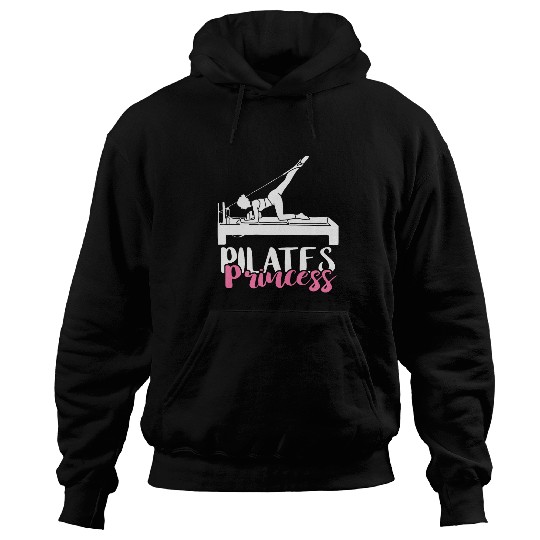 Discover Pilates Fitness Instructor Workout Exercise Pilates Princess Hoodies