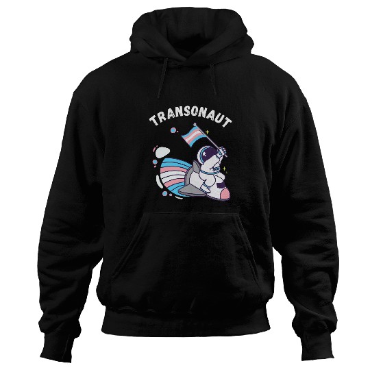 Transgender Flag LGBTQ Astronaut Trans Pride Transgender 1 Hoodies