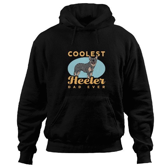 Mens Heeler Dad Australian Cattle Dog Heeler 1 Hoodies