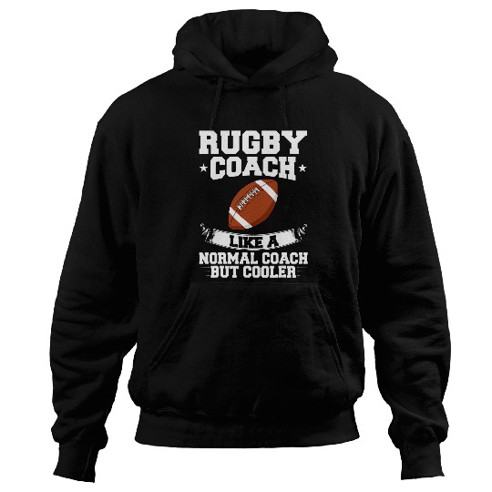 Rugby Coachs Lineman Football Offensive Player Team Hoodies
