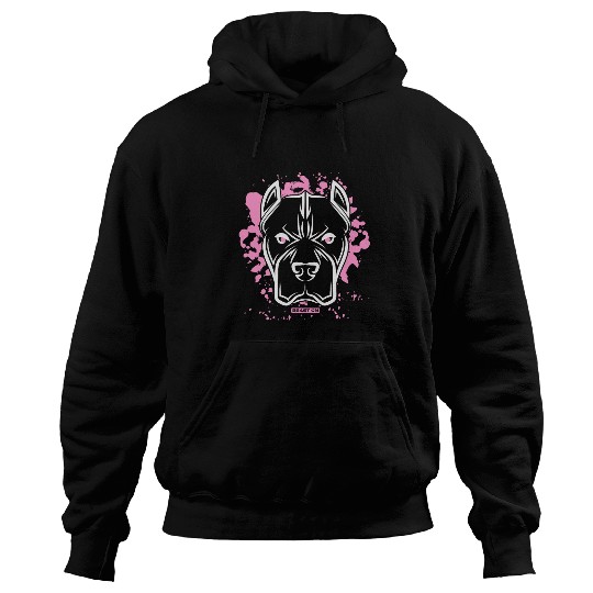 Gym Bulldog Head Pink Cool Fitness Workout Gym Training 1 Hoodies