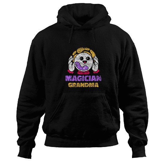 Magician Grandma Wizard Sorcerer Magic Trick Magician Hoodies