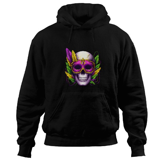 Mardi Gras Skull Top Hat New Orleans Witch Doctor Voodoo 27 Hoodies