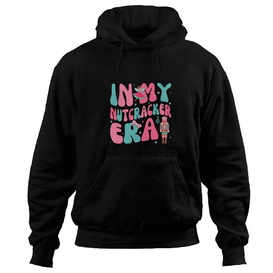 Pink Christmas In My Nutcracker Era Pink Nutcracker Ballet Hoodies