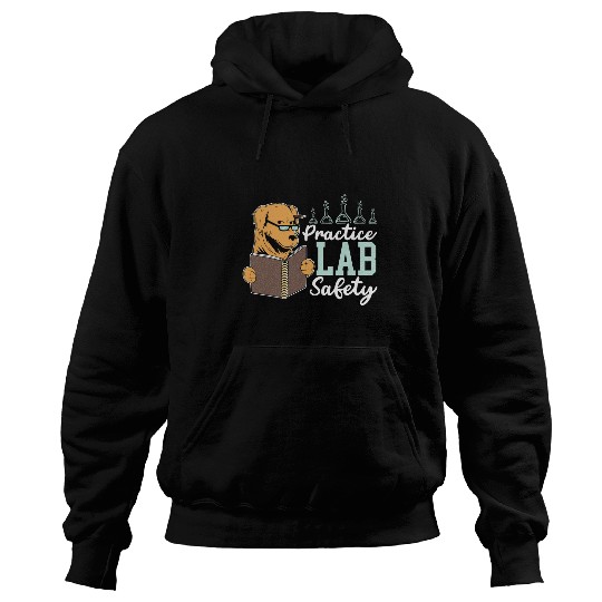 Labrador Lab Dog Practice Lab Safety Future Scientist Labrador Dog 3 Hoodies