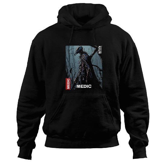 Medic Comic Book Plague Doctor Healer Magazine Style Art 21 Hoodies