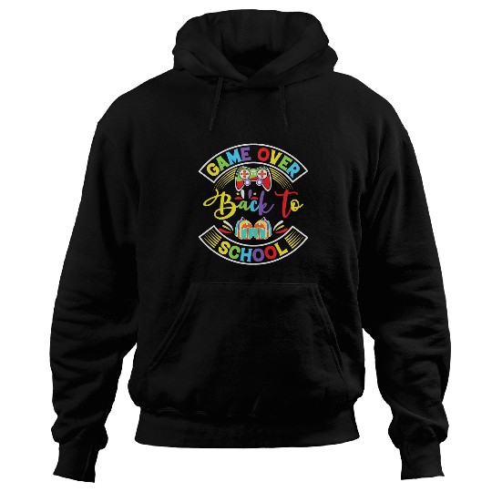 Back to School Funny Game Over Teacher Student Controller 13 Hoodies