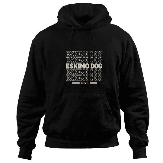 vintages Eskimo Dog multi line dog lovers Hoodies