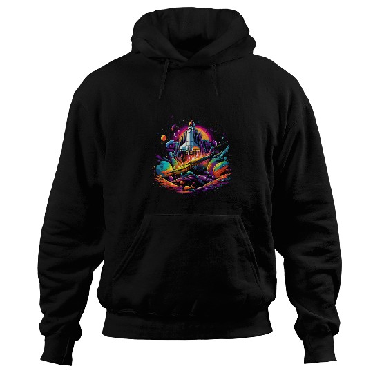 Space Shuttle Science Astronomy 27 Hoodies