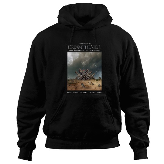 Discover (2 side) Dream   Theater 40TH ANNIVERSARY TOUR Hoodies