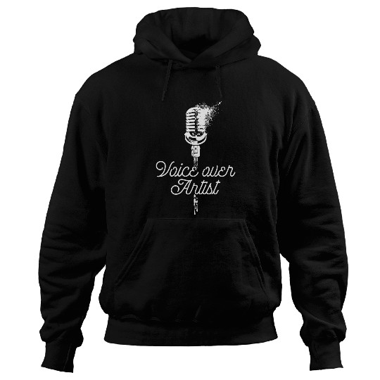 Voice Over Artist Microphone Actor Actress Filmmaker Hoodies