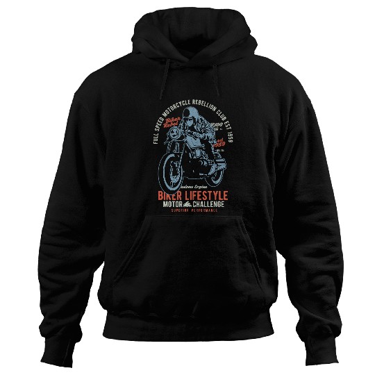 vintages Retro 1959 Biker Lifestyle Motorcycle Gift Hoodies