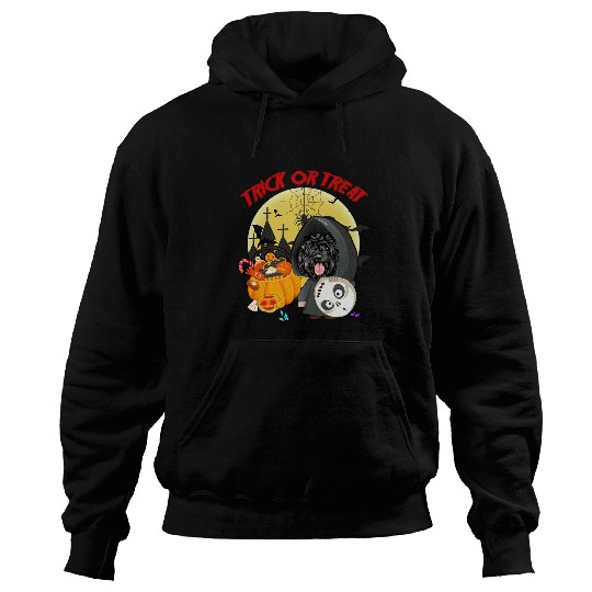 Portuguese Water Trick Or Treat Funny Dog Hoodies