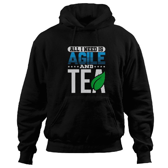 Tea caffeines Scrum Agile Project Management Funny PM Coach Hoodies