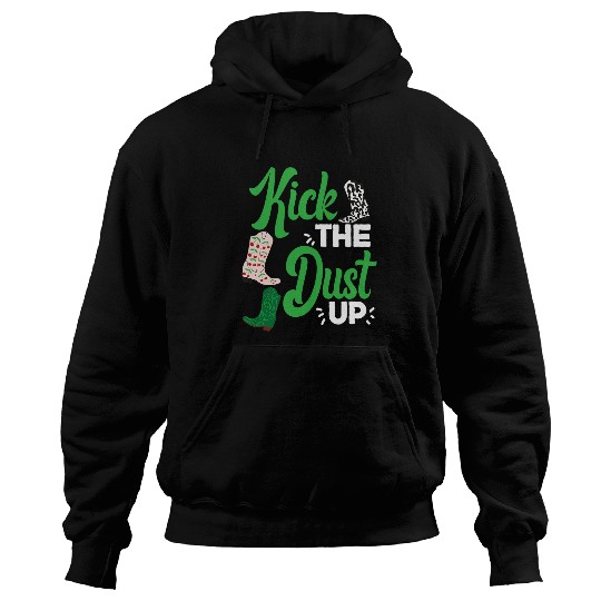 Line Dancing Dance Teacher Kick The Dust Up Hoodies