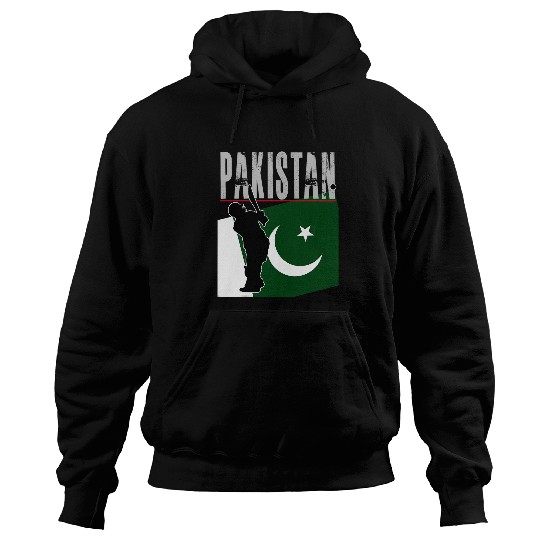 Pakistan Flag Cricket Player Supporter Top Hoodies
