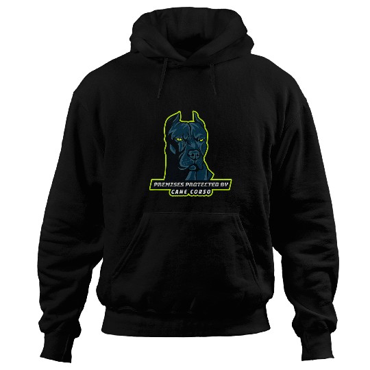 Premises Protected by Cane Corso Hoodies