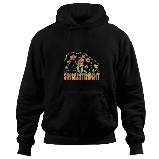 Superintendent Wildflower Retro Supervisor Daisy Hoodies