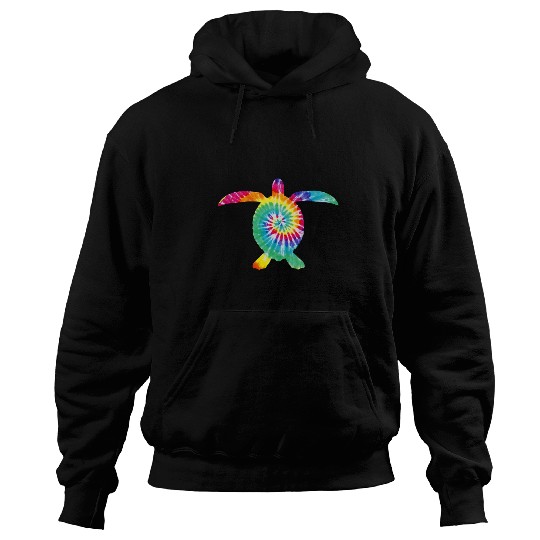 Tie Dye Sea Turtle 2Diver Turtle Lovers Hoodies