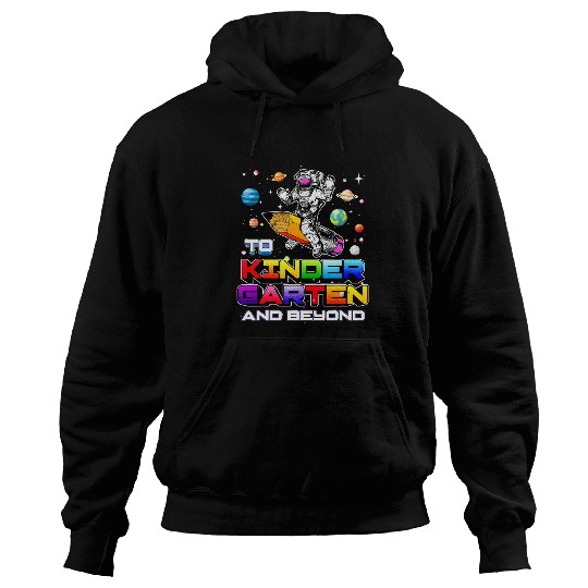 To Kindergarten And Beyond Astronaut Gamer Space Lover Tee Hoodies
