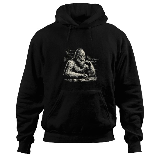 bigfoots Coding Sasquatch Programmer Software Developer Coder Hoodies