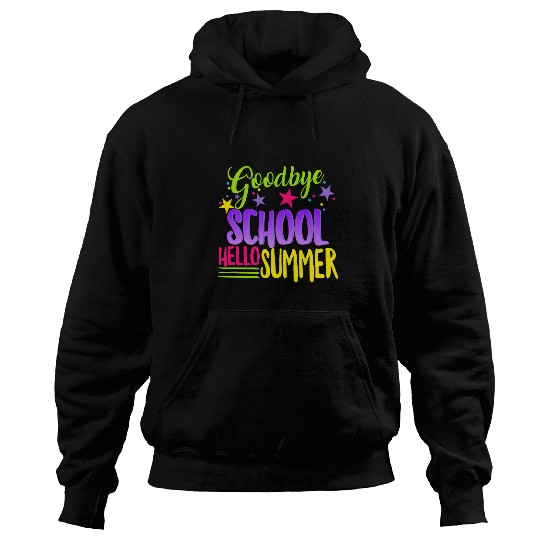 Happy Last Day Of School Teacher Hello Summer Student Gift 5 Hoodies