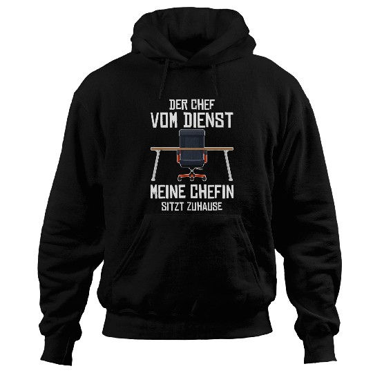 Mens The Chef von Dienst saying business leader Hoodies