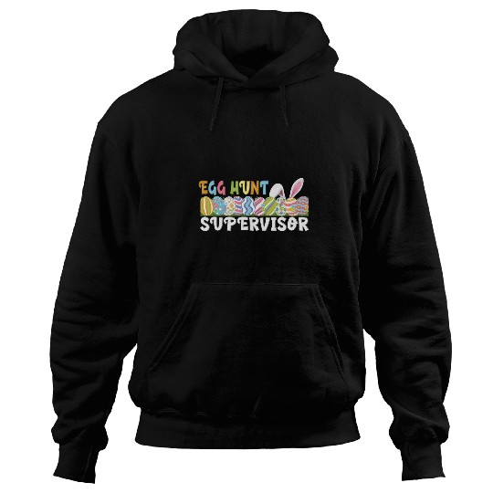 Easter Egg Hunt Supervisor Funny Egg Hunting Party Hoodies