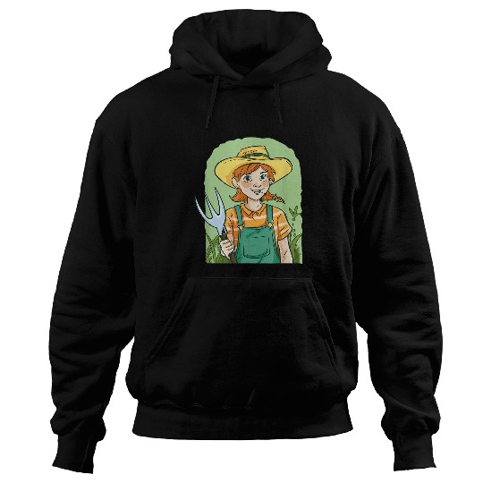 VXLS Farmer Girl Farming Harvest Season Hoodies