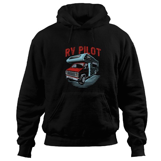 Camping Motorhomes Campervan RV Pilot Hoodies