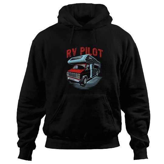 Camping Motorhomes Campervan RV Pilot Hoodies