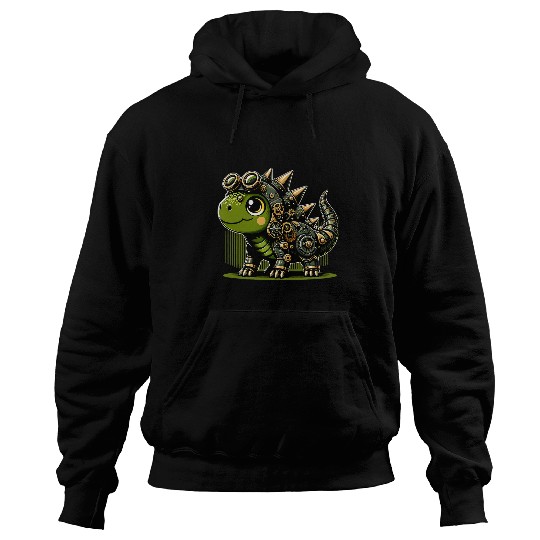 Dinosaurs Robots Robotics Engineering Technology Programmer Hoodies