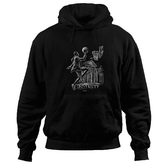 CAMPUS HOOPS BALLER UNIVERSITY STUDENT BASKETBALL Hoodies