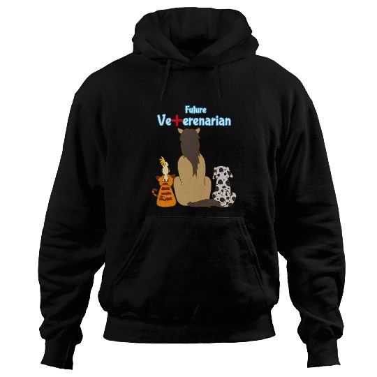Future Veterinarian Aspiring Vet Animal Doctor 1 Hoodies
