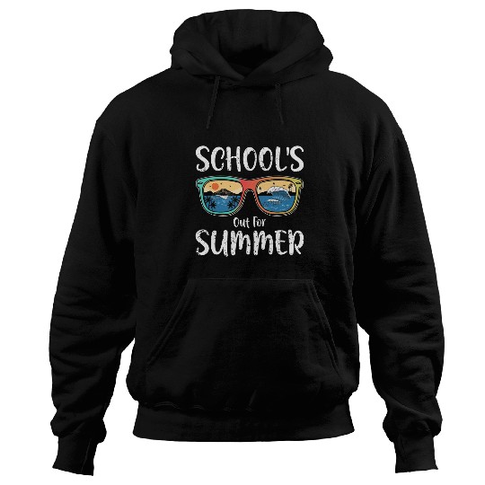 Teacher End Of Year Schools Out For Summer Vintage Hoodies