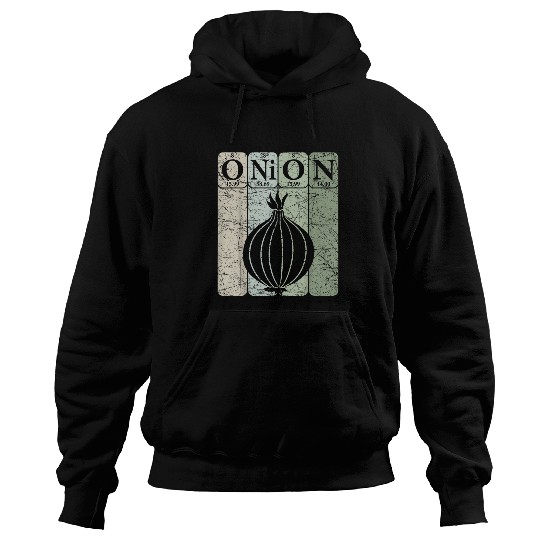 Onion Periodic Table Elements Vegetables Farmer Retro 26 Hoodies