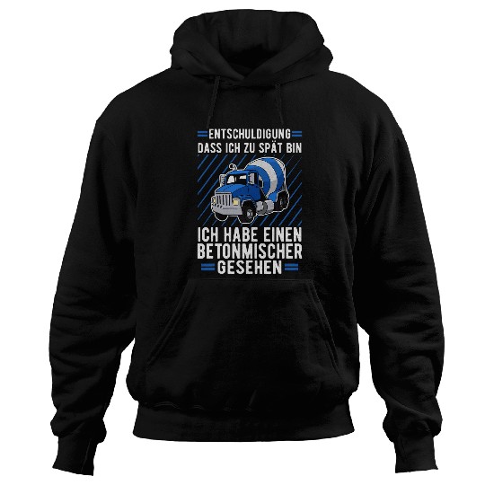 Concrete mixer construction building construction worker 1 Hoodies