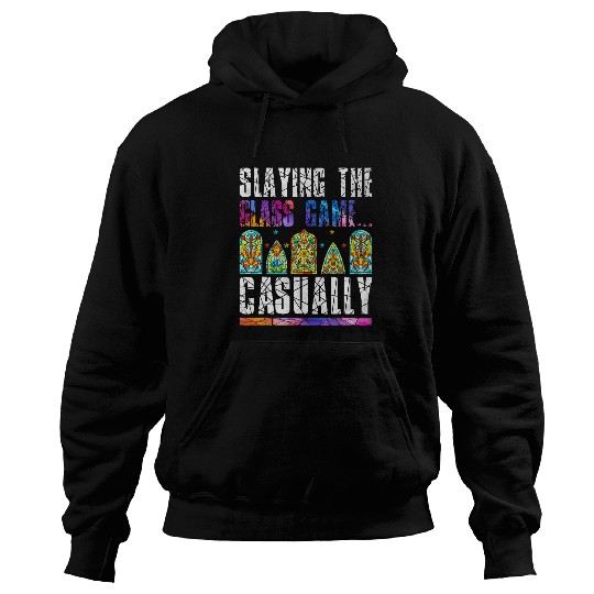Funny Stained Glass Artist Stained Glass Window Art 7 Hoodies
