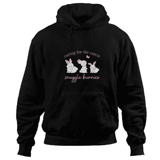 Caring For The Cutest Snuggle Bunnies NICU nurses Easter Hoodies