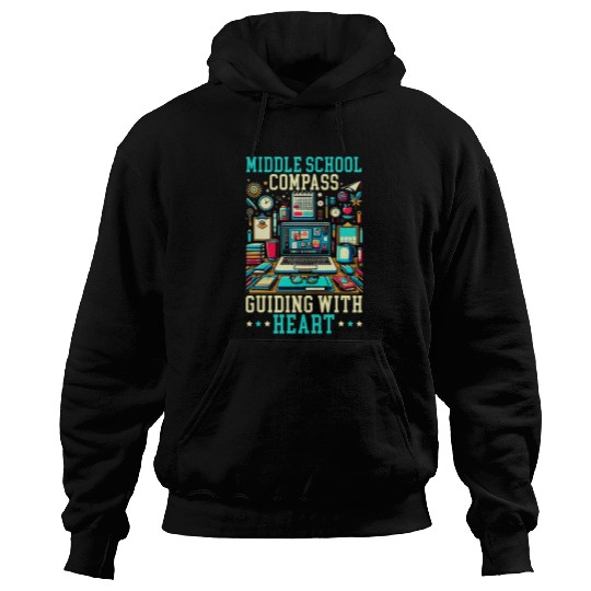 Middle School Counselor Student Counseling Profession 5 Hoodies