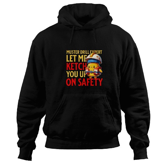 Funny Boat Cruise muster drill safety sea vacation 10 Hoodies