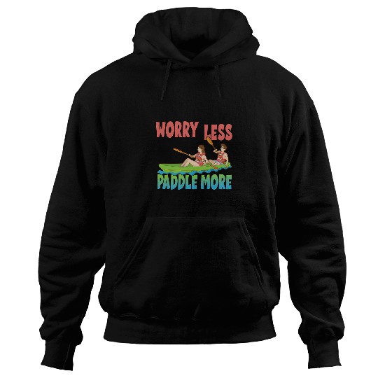 Kayak paddle boat rowing paddling water sports Hoodies