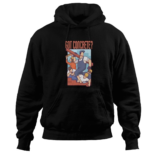 Got Concrete Construction Worker Hoodies