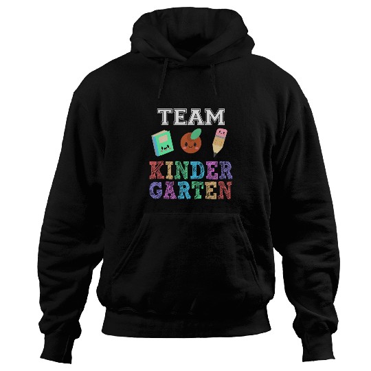 Team Kindergarten First Day Back to School Student Teacher Hoodies